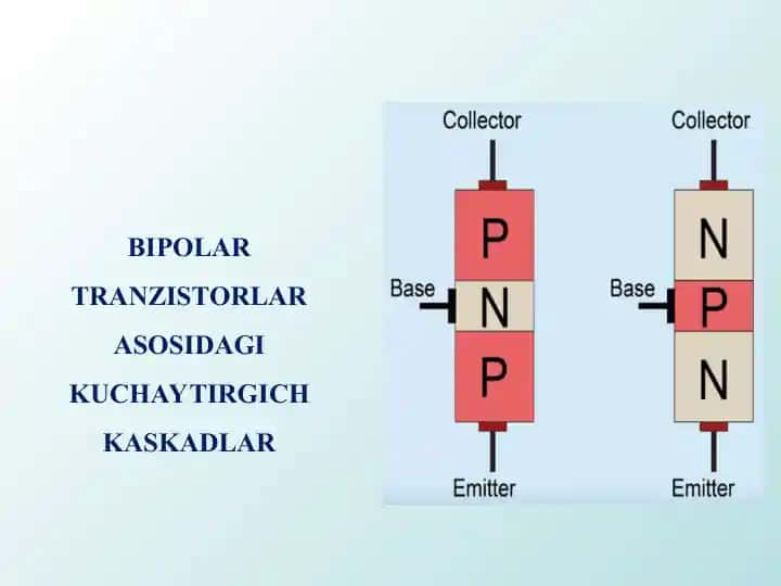 BIPOLAR TRANZISTORLAR ASOSIDAGI KUCHAYTIRGICH KASKADLAR