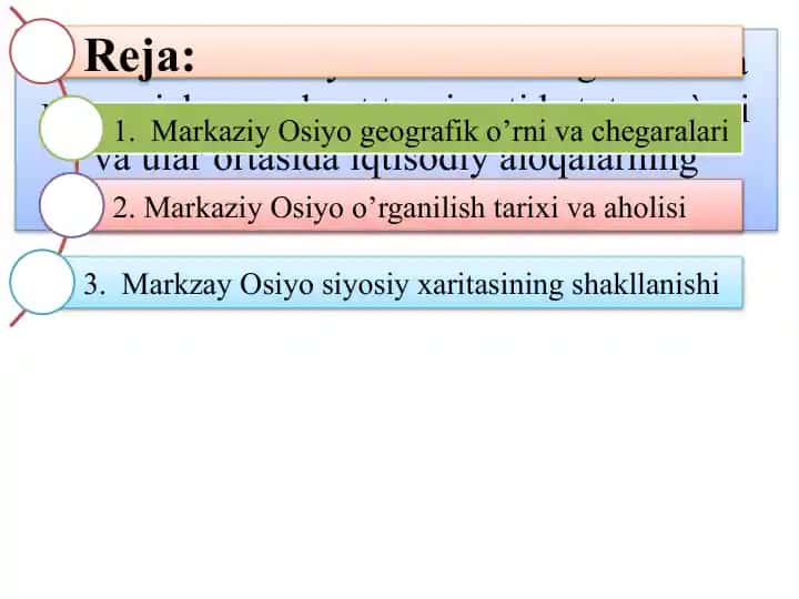 O'rtaosiyodavlatlarining MDH va umumjahon mehnat taqsimoti