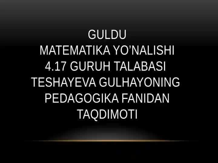 Pedagogika fanining ilmiy tadqiqot metotdlari