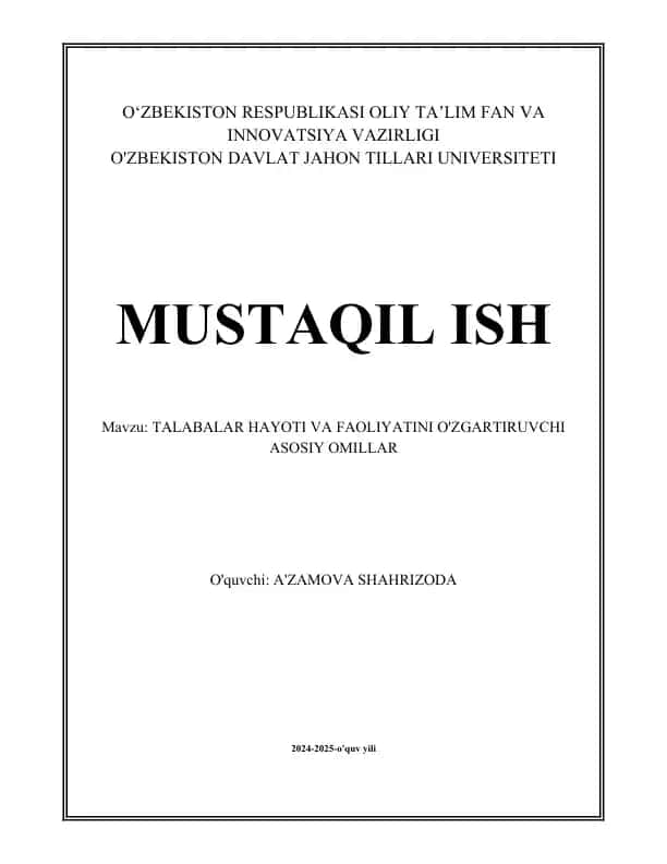 O'qituvchilar va ularning ta'siri