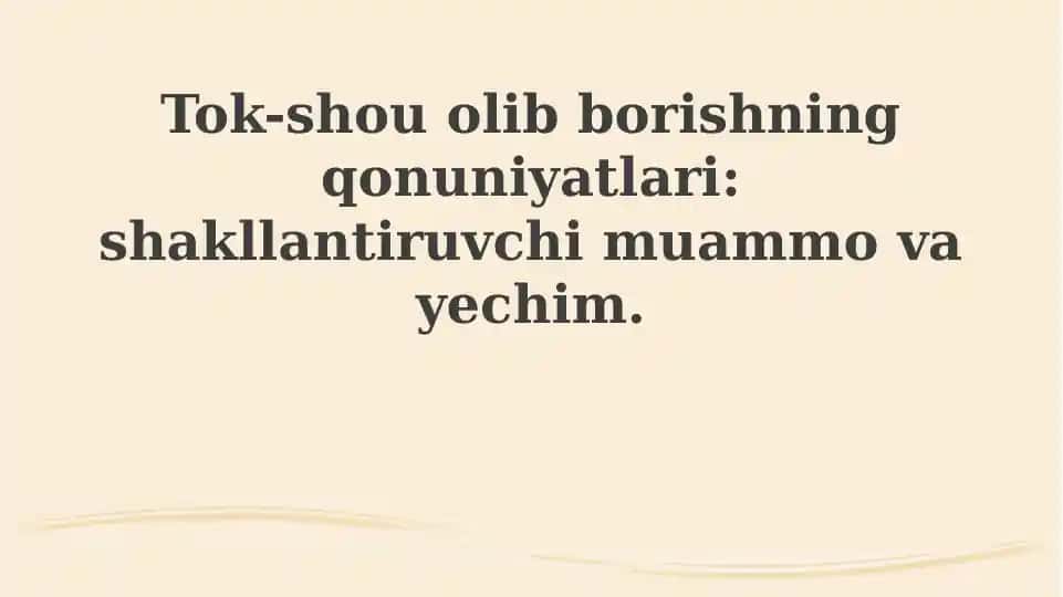 Muzokaralar qonunlari: Muammoni shakllantirish va yechim izlash