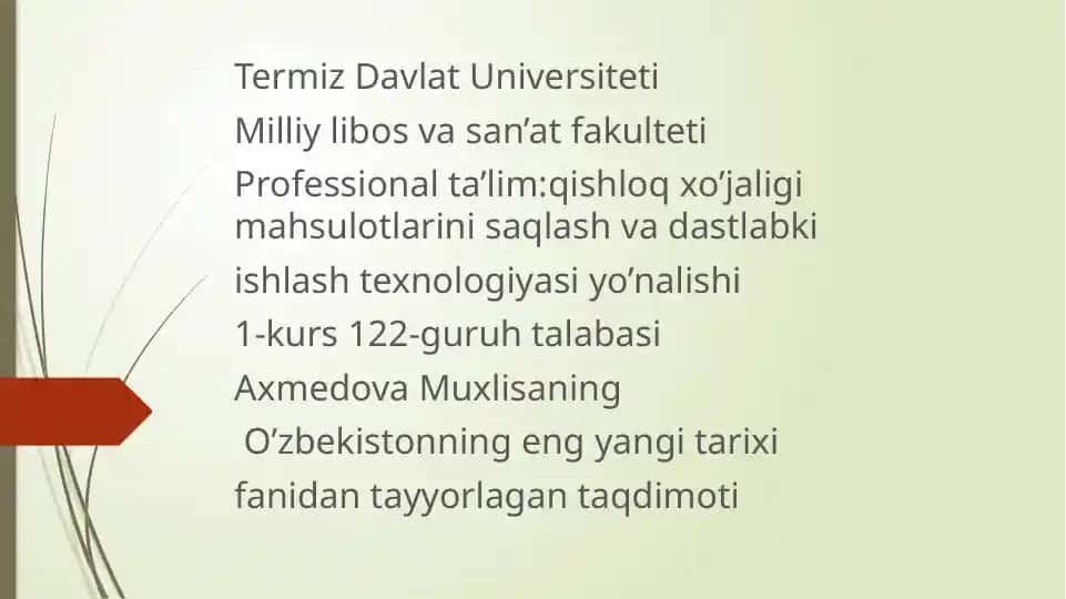 O‘zbekiston Respublikasi Prezidenti Sh.M.Mirziyoyevning ma’naviy tarbiyasi
