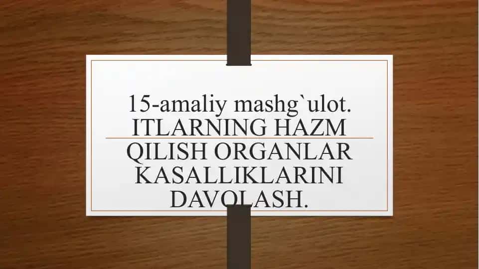 Stomatit davolash