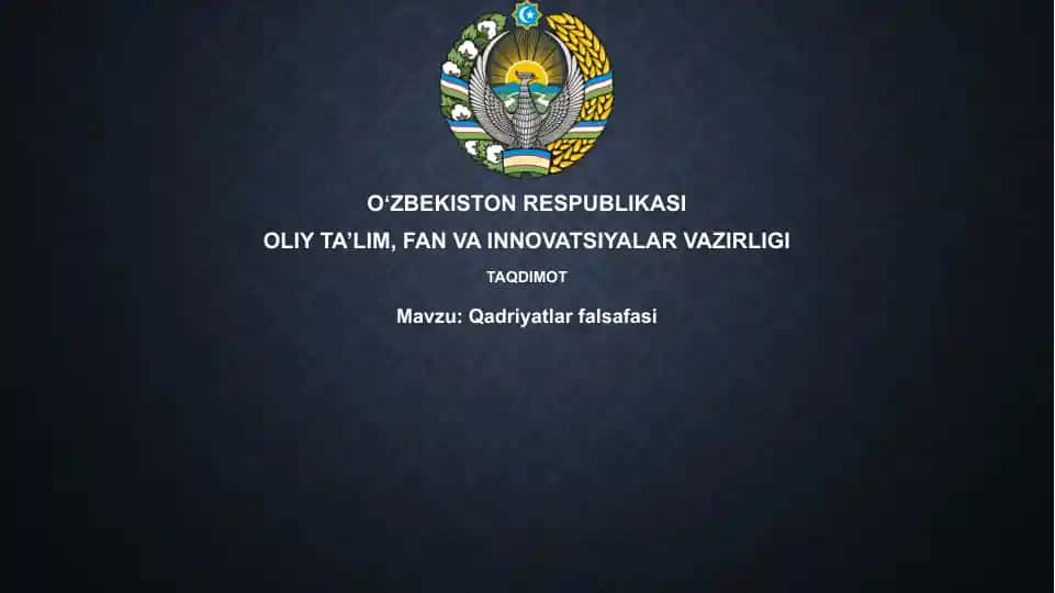 Qadriyatlar falsafasi