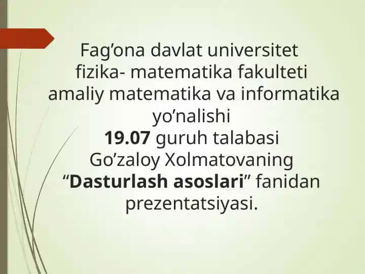 "Dasturlash asoslari - Sin(f(x)) funksiya grafigini chizish dasturi"
