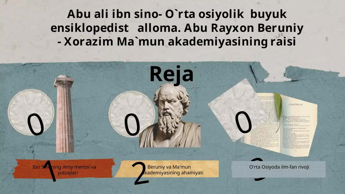 Ibn Sinoning ilmiy merosi va yutuqlari