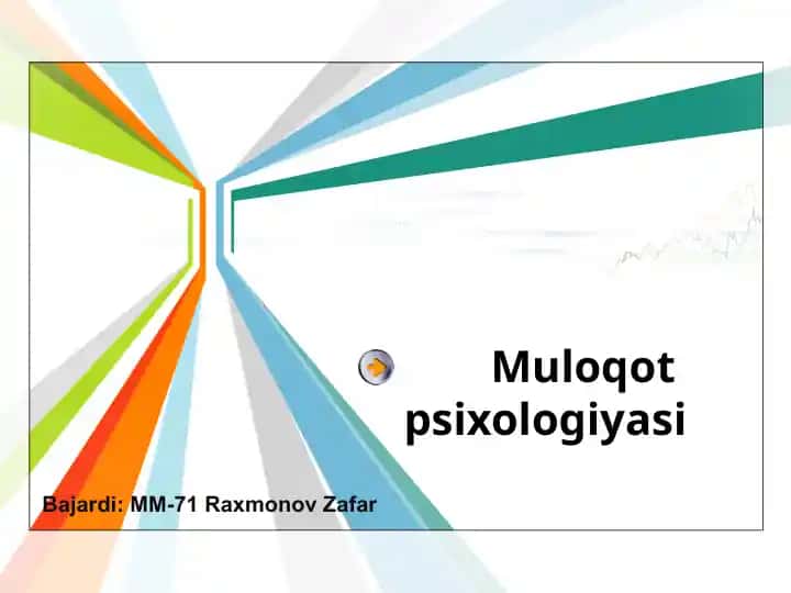 Muloqot psixologiyasi