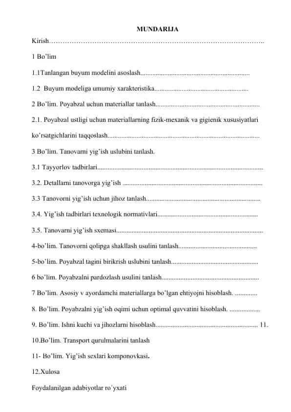 Yig'ish uslubi tanlovi