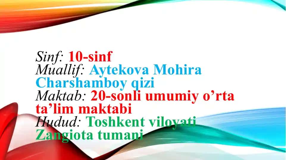 Modifikator genlar ta'siri