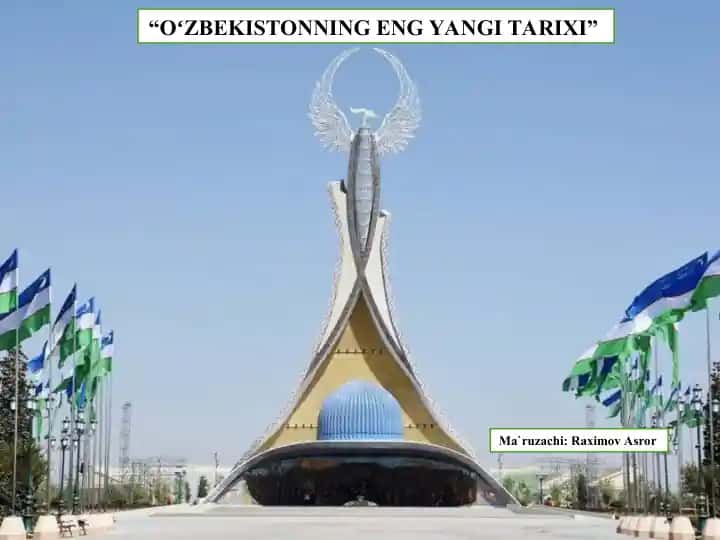 O‘zbekistonning eng yangi tarixi