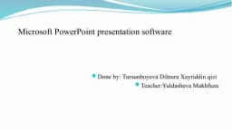 Microsoft PowerPoint