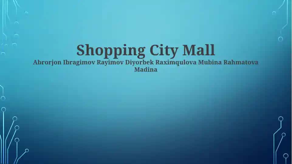 Shopping City Mall