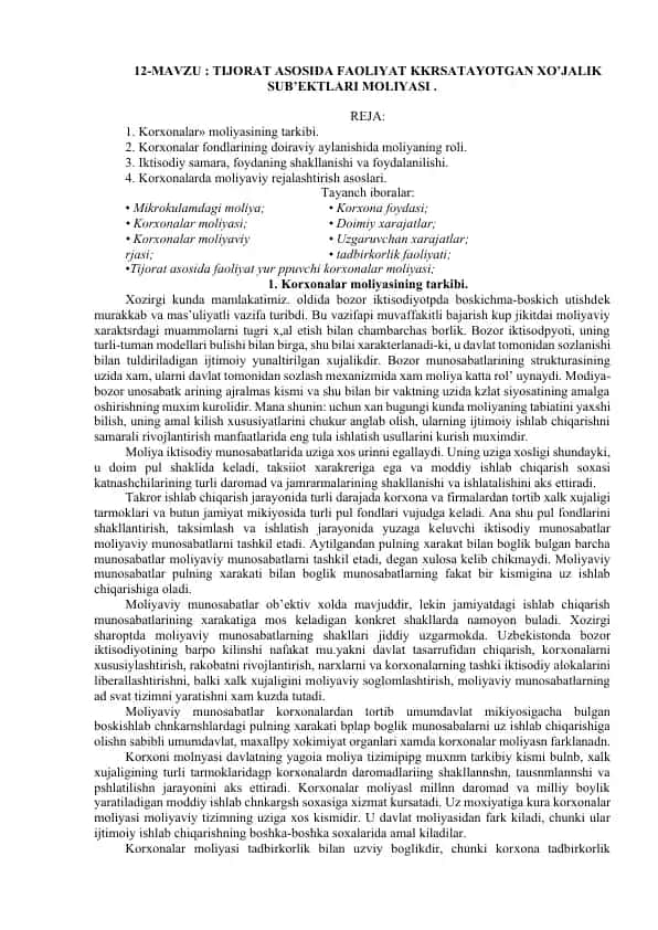 Moliyachi Korxonalari