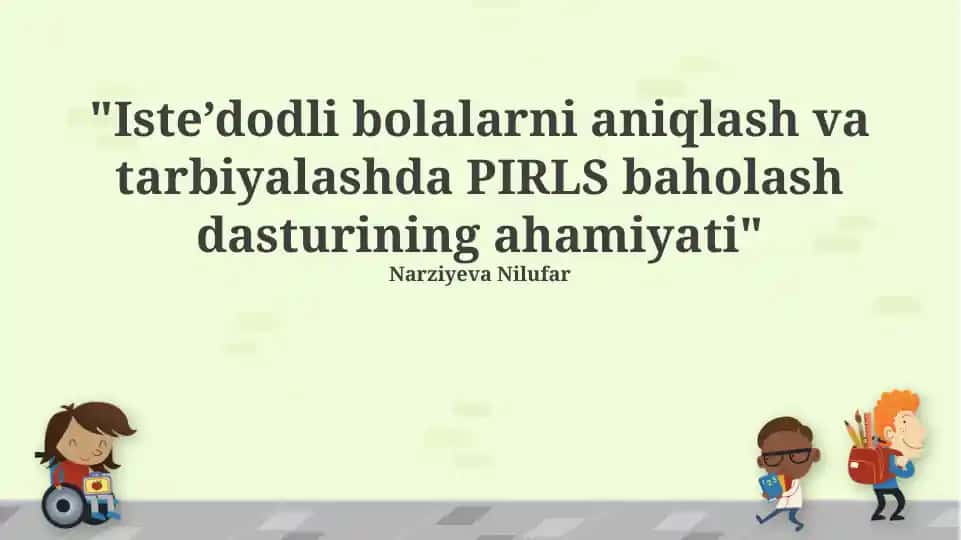 Qobiliyatli Bolalar Uchun Maxsus Dasturlarni Ishlab Chiqish