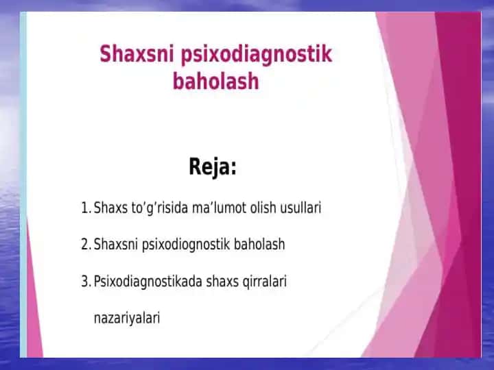 Shaxsnipsixodiagnostikbaholash