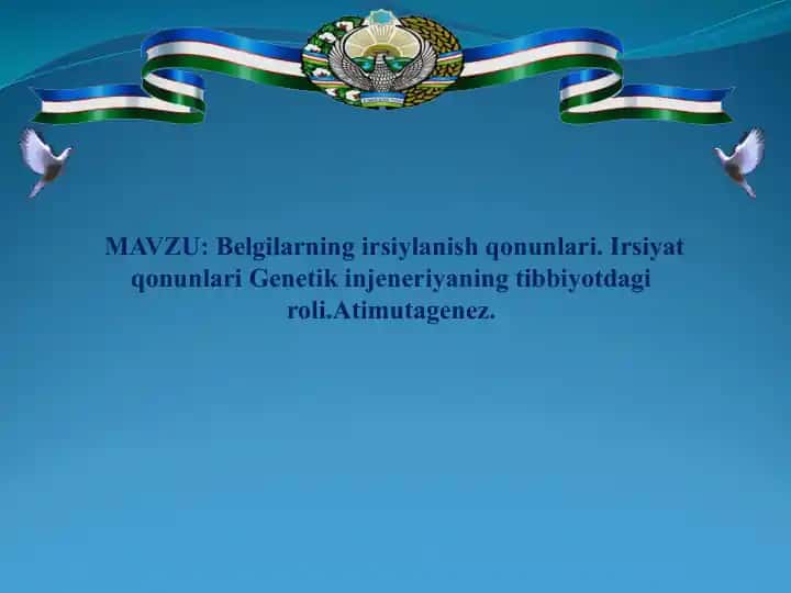 Belgilarning irsiylanish qonunlari