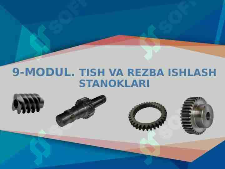 Konussimon g’ildiraklarda tish kesish stanoklari strukturasi va kinematikasi.