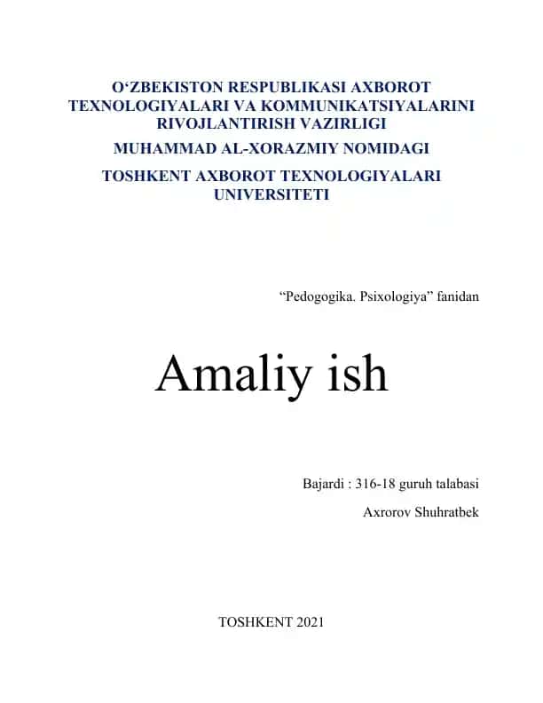 Shaxs Iqtidori va Qobiliyatlar Diagnostikasi