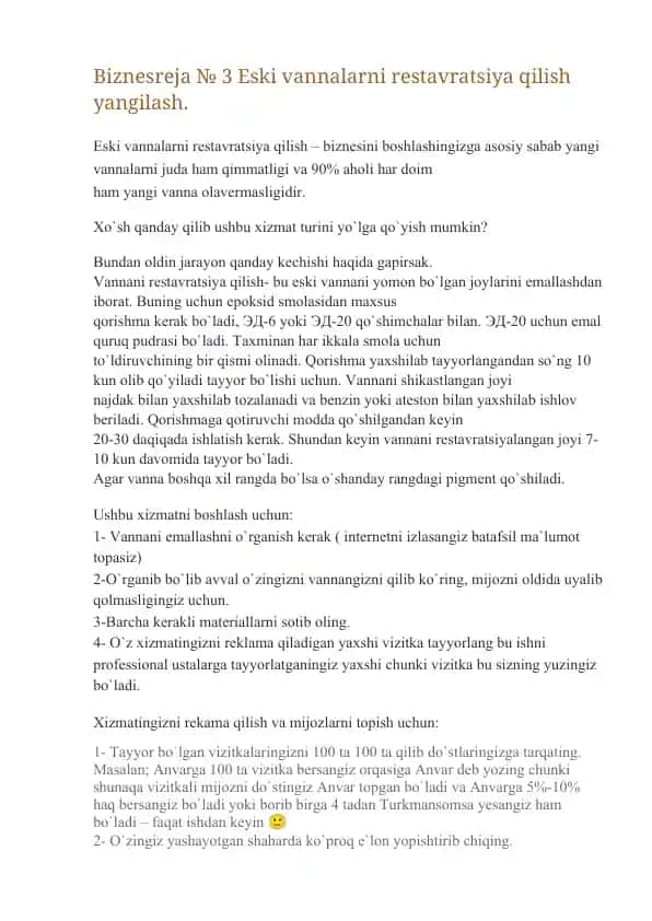 Eski vannalarni restavratsiya qilish
