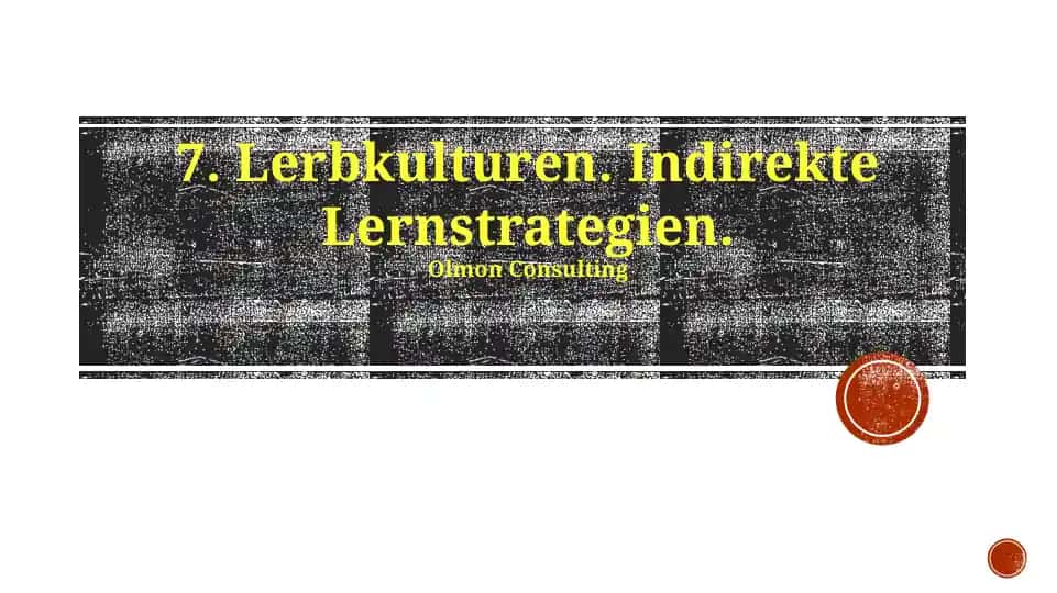 Indirekte Lernstrategien: Analyse und Beispiele