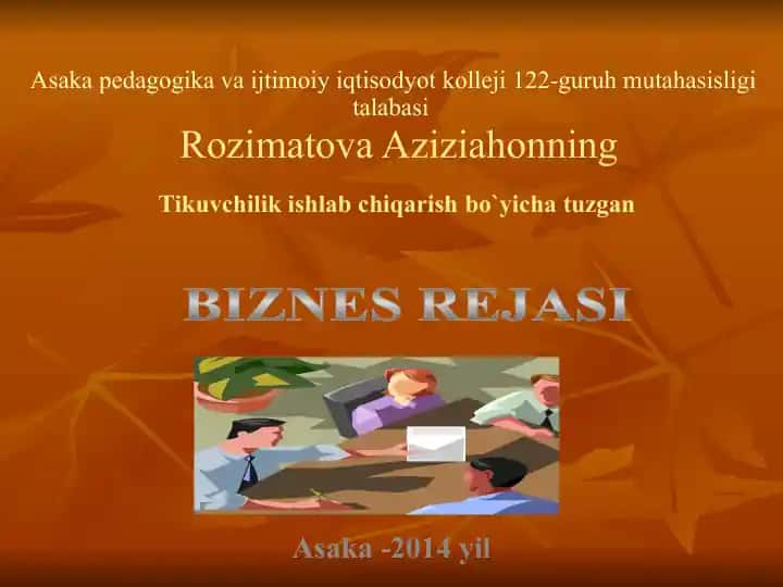 Biznes rejasi