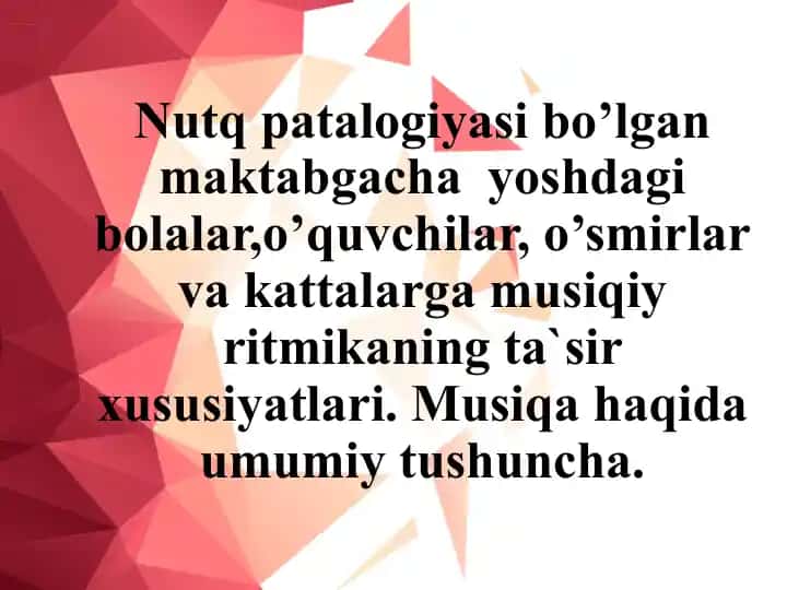Musiqa va Yoshdagi Bolalar