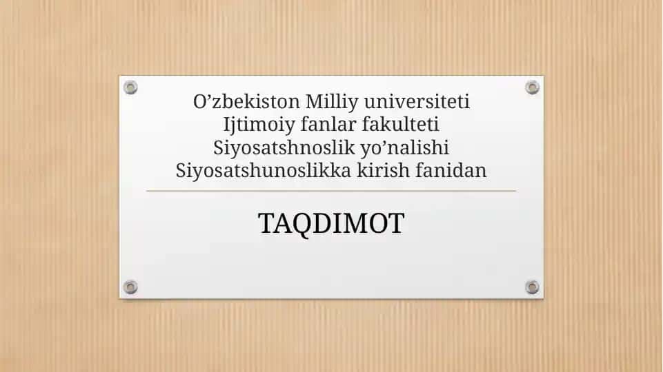 Siyosiy hokimiyatning obyekti, subyekti va vazifalari
