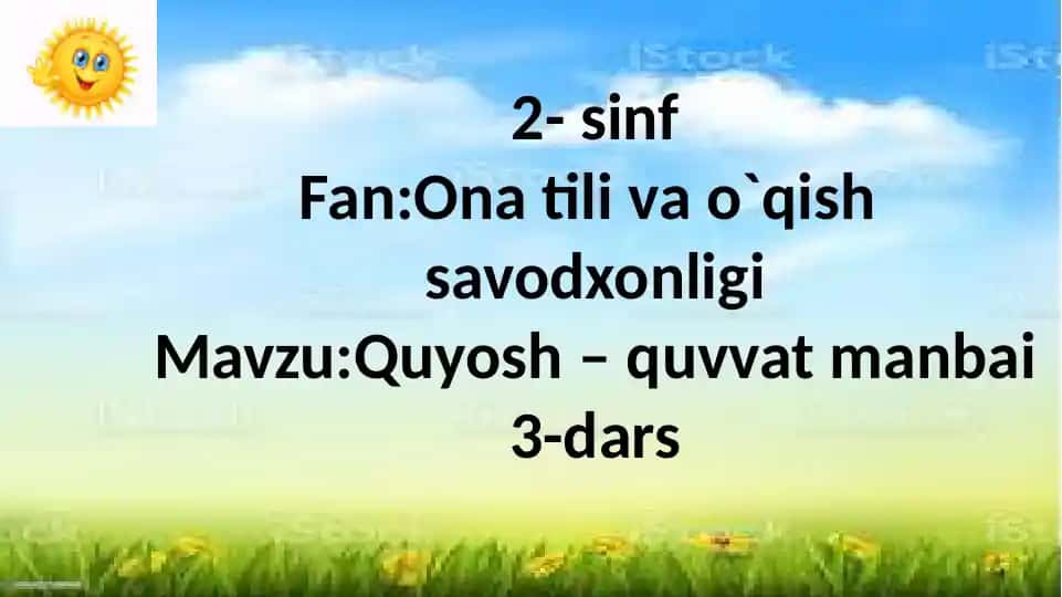 Quyosh – quvvat manbai