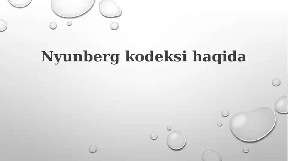 Nyunberg kodeksi