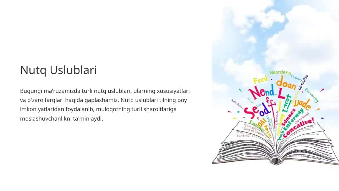 Nutq Uslublari