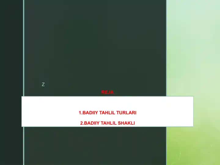 Badiiy tahlil