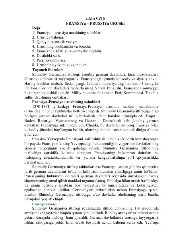 Fransiya – Prussiya Urushi