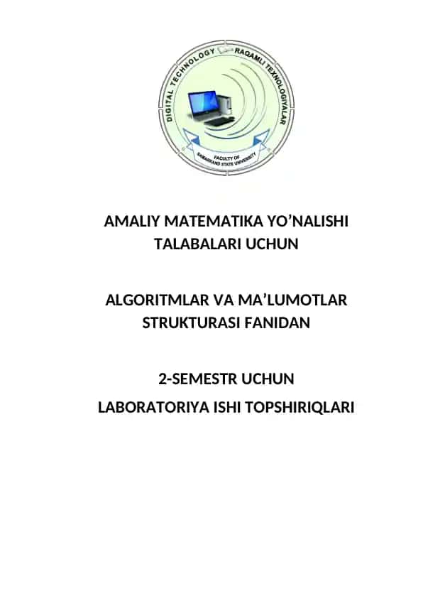 Amaliy Matematika Yo'nalishi Talabalari Uchun