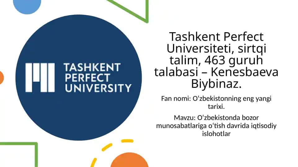 O‘zbekistonning eng yangi tarixi