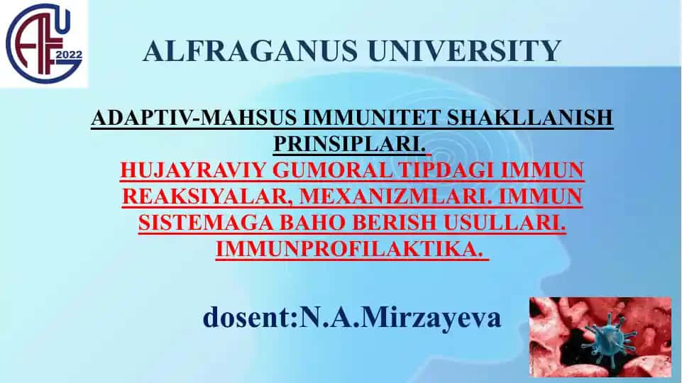 IMMUNPROFILAKTIKA