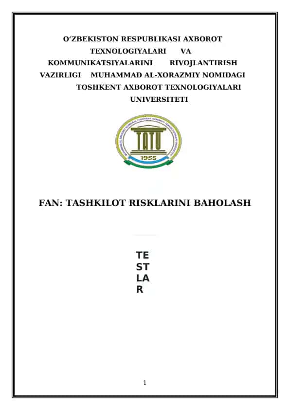 Kiber xavfsizlikni ta'minlashda rol