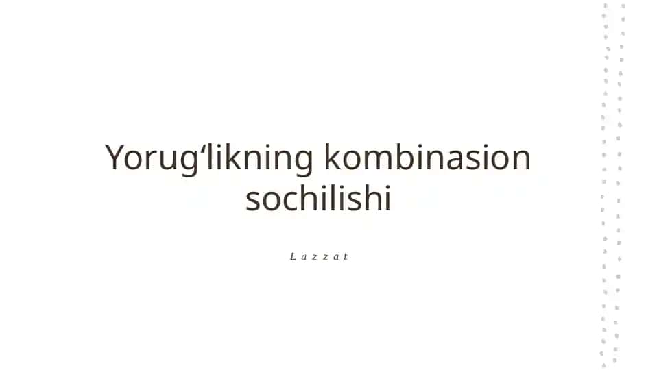 Yorugʻlikning kombinasion sochilishi