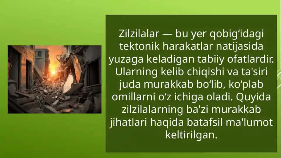 Zilzilalar