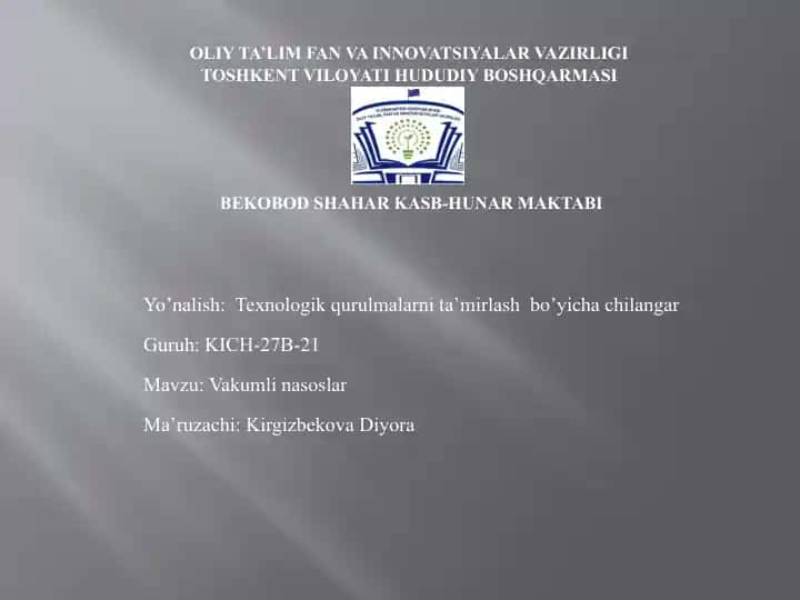 Vakum nasosi