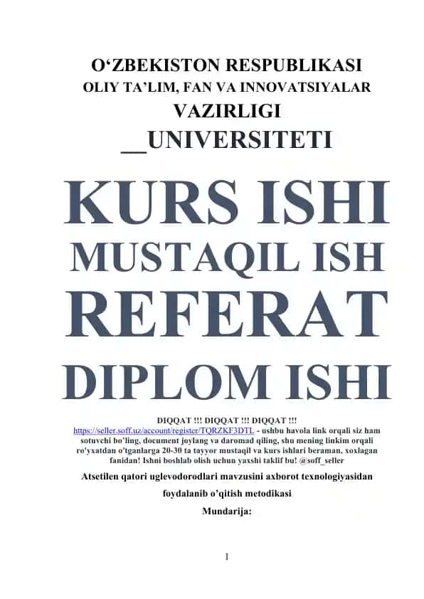 Atsetilen qatori uglevodorodlari