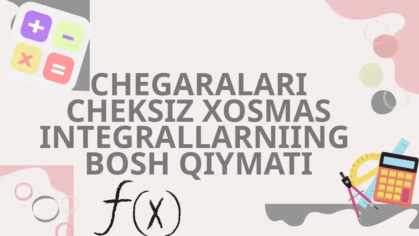 Xosmas integral