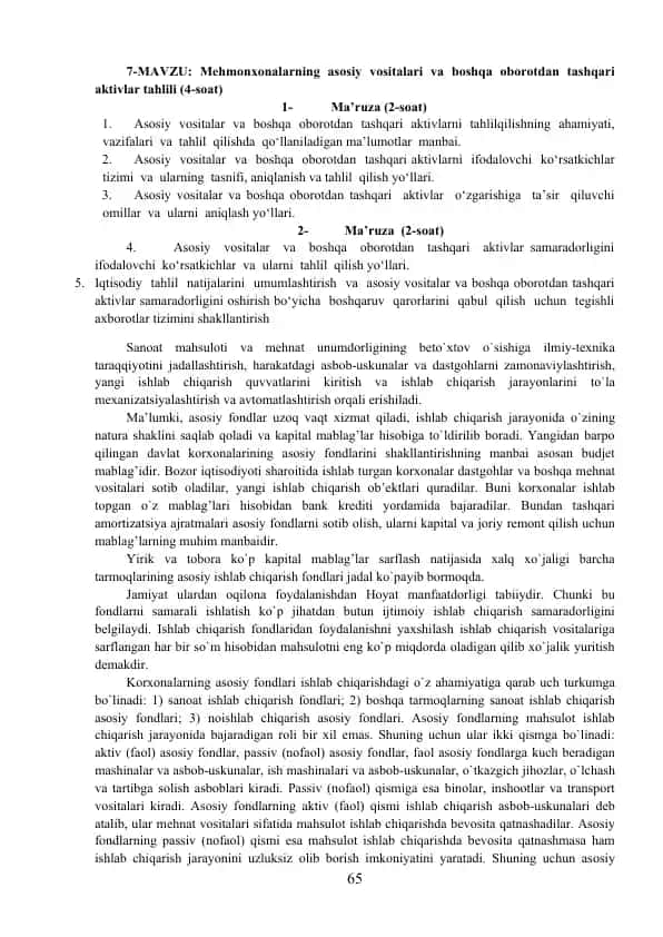 Sanоat mahsulоti va mеhnat unumdоrligining bеto`хtоv o`sishiga ilmiy-tехnika taraqqiyotini jadallashtirish