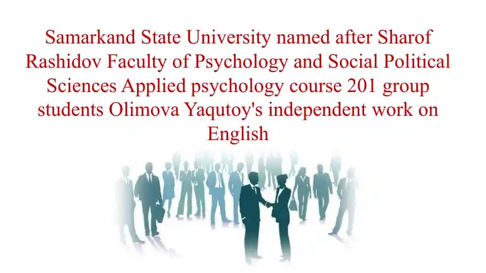 Applied psychology course