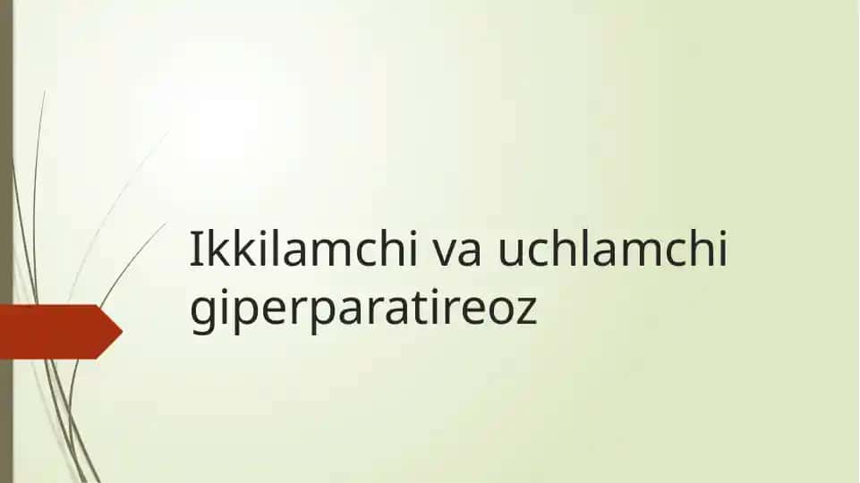 Giperparatizyoz