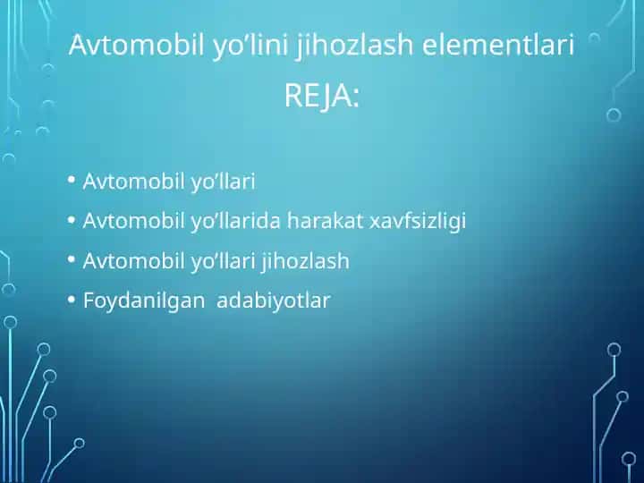 Avtomobil yo‘llari