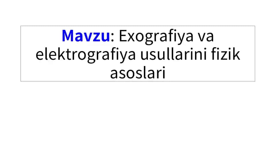 Elektrografiya
