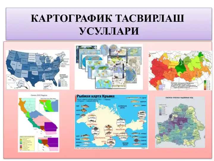 KARTOGRAFIK TASVIRLASH USULLARI