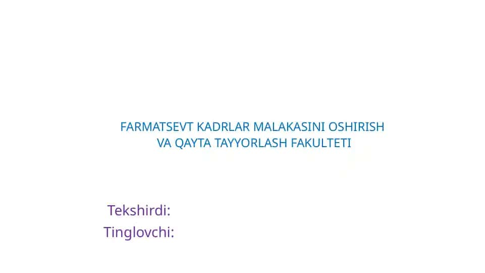 STABILIZATORLAR. SUSPENZIYALARNING XUSUSIY TEXNOLOGIYASI, SIFATINI BAHOLASH