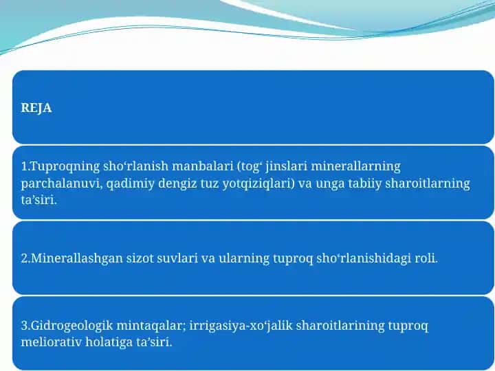 Yerlarning meliorativ holati