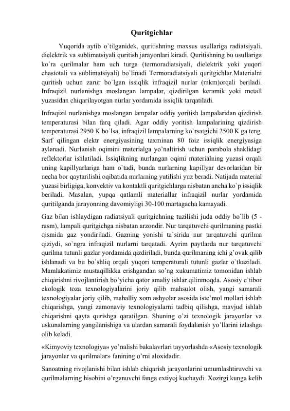Quritgichlar
